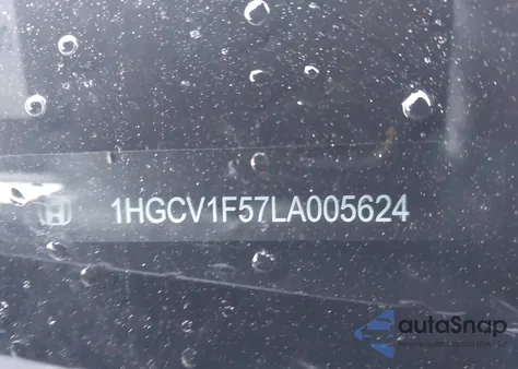 2020 Honda Accord Ex-L из США, поврежденный, VIN 1HGCV1F57LA005624